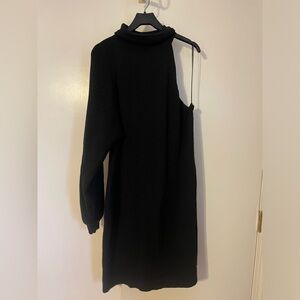 Anthropologie one shoulder sweater dress 3X